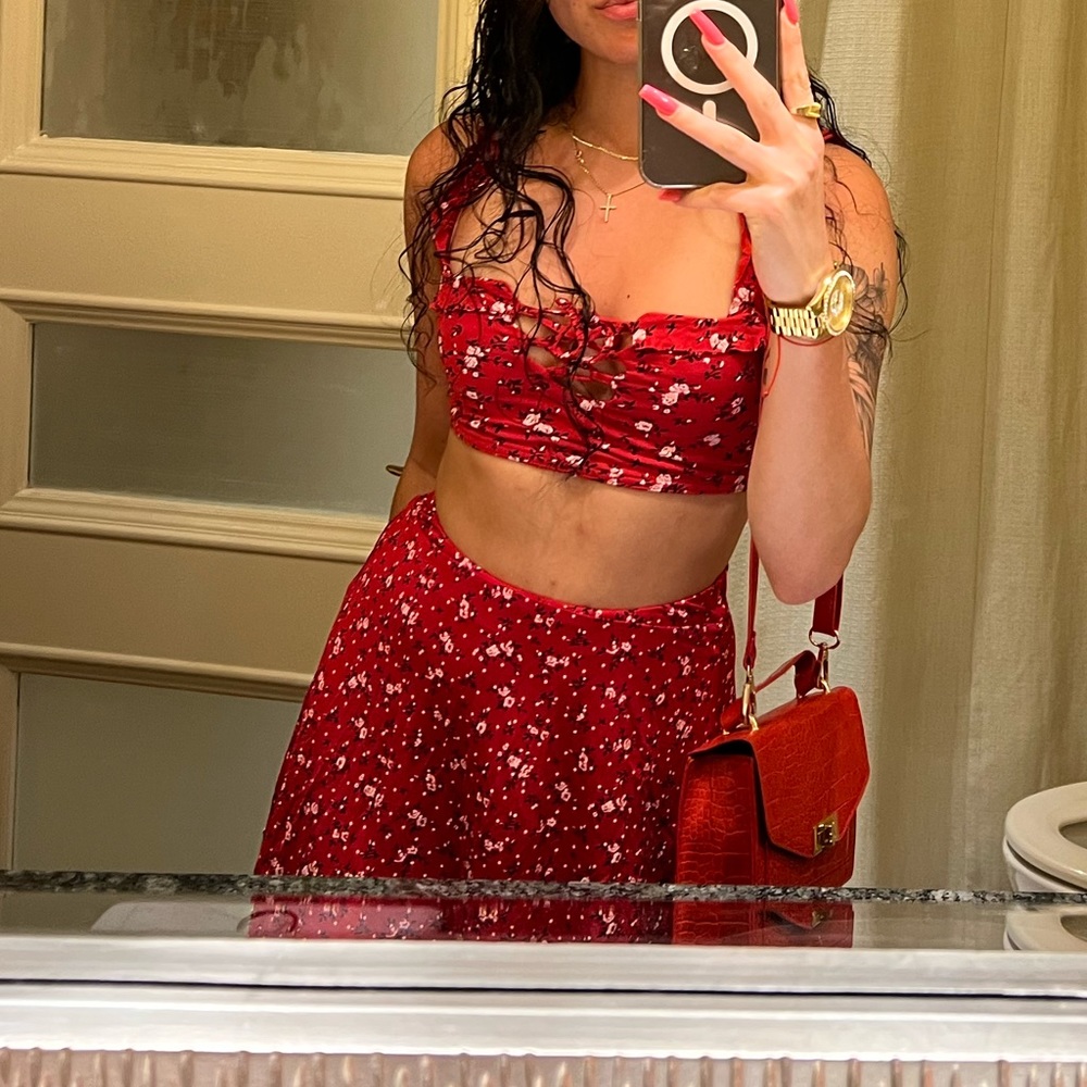 MINI SKIRT/ TOP SET